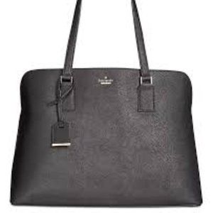KATE SPADE NEW YORK Cameron Street Marybeth Large Black Satchel Purse
